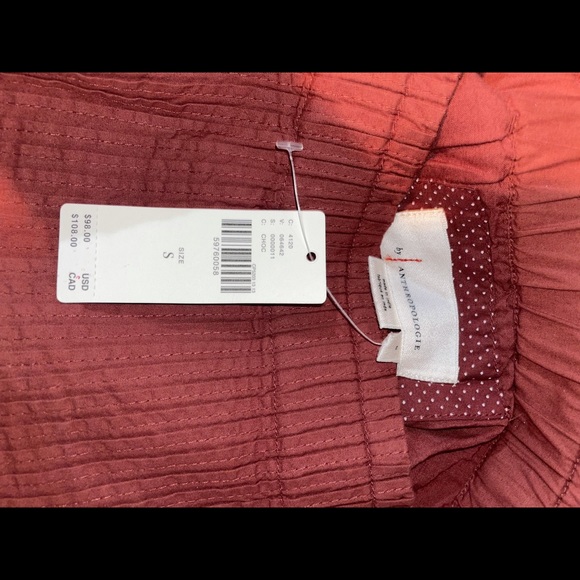 Anthropologie Orange Skirt NWT - Picture 3 of 3